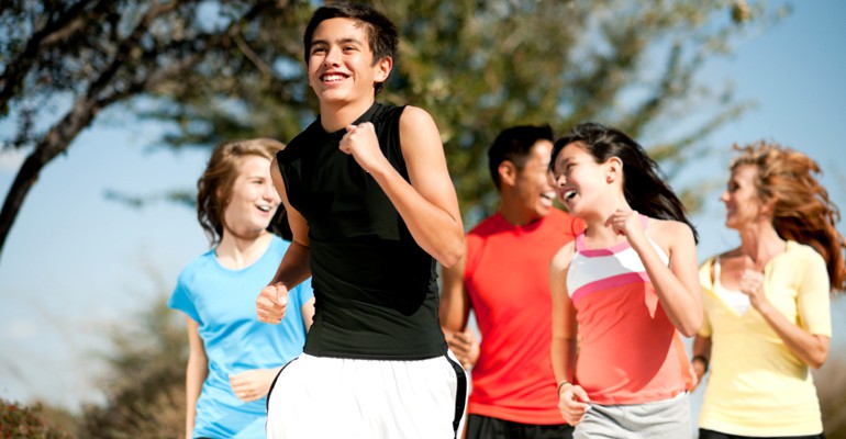 adolescentes e exercícios