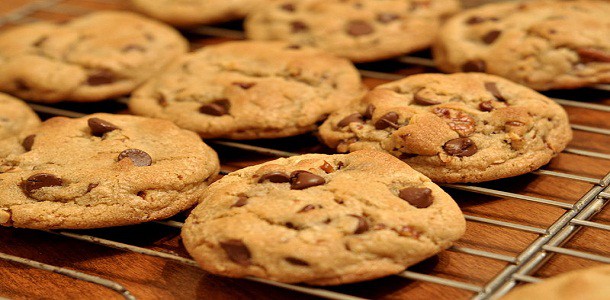 cookies de aveia e chocolate