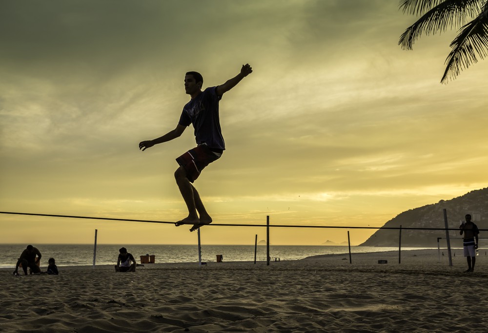 Slackline une corpo e mente