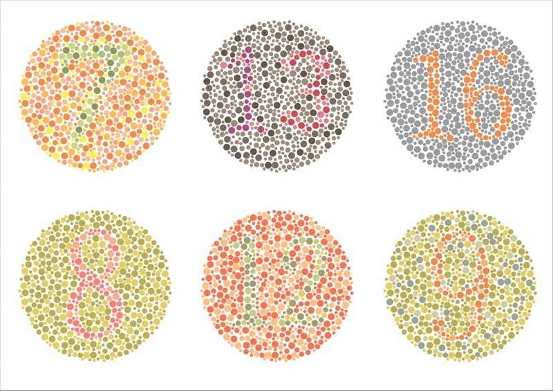 teste de daltonismo
