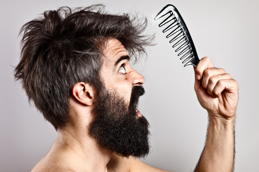qual o lado certo para pentear o cabelo masculino