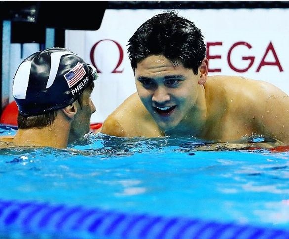 O fã que tirou a medalha de ouro de Michael Phelps (Foto: Instagram)